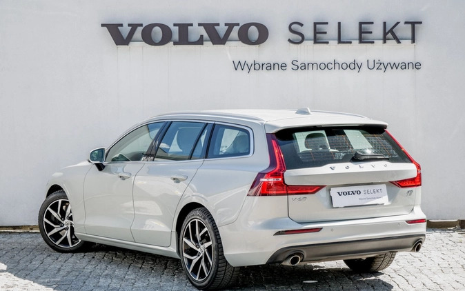 Volvo V60 cena 134900 przebieg: 87389, rok produkcji 2019 z Wronki małe 497